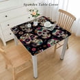 thumbnail image 2 of HAOXIT Rectangle Print Fabric s Dinner Picnic Table Cloth Home Decor 60''x60'', 2 of 7