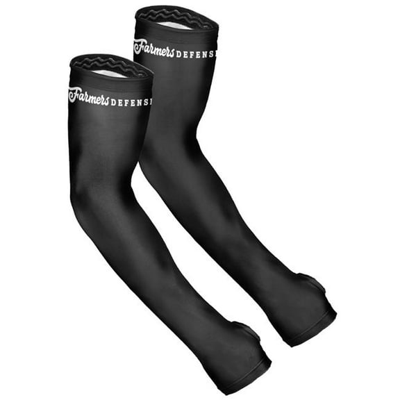Farmers Defense FDFSLVBKLXL Protection Sleeves, Black - Large-Extra Large