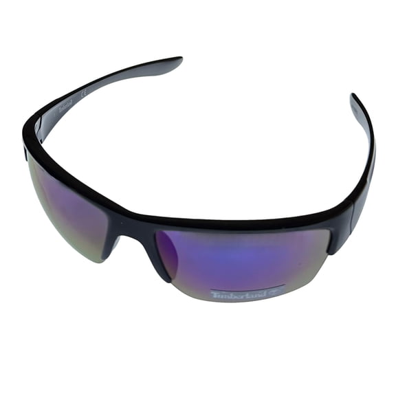 Timberland Mens Sunglass Black Rimless Rectangle, Plastic , Flash Len TB7139 1C