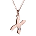 thumbnail image 2 of Set de Joyería para Mujer Iniciales LuckyLy, Collar y Aretes Oro Rosa 18k, Modelo Yara rosa UNITALLA, 2 of 7