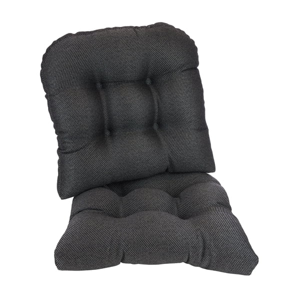 Gripper Non-Slip 15" x 15" Omega Tufted Universal Chair Cushions, Set of 2