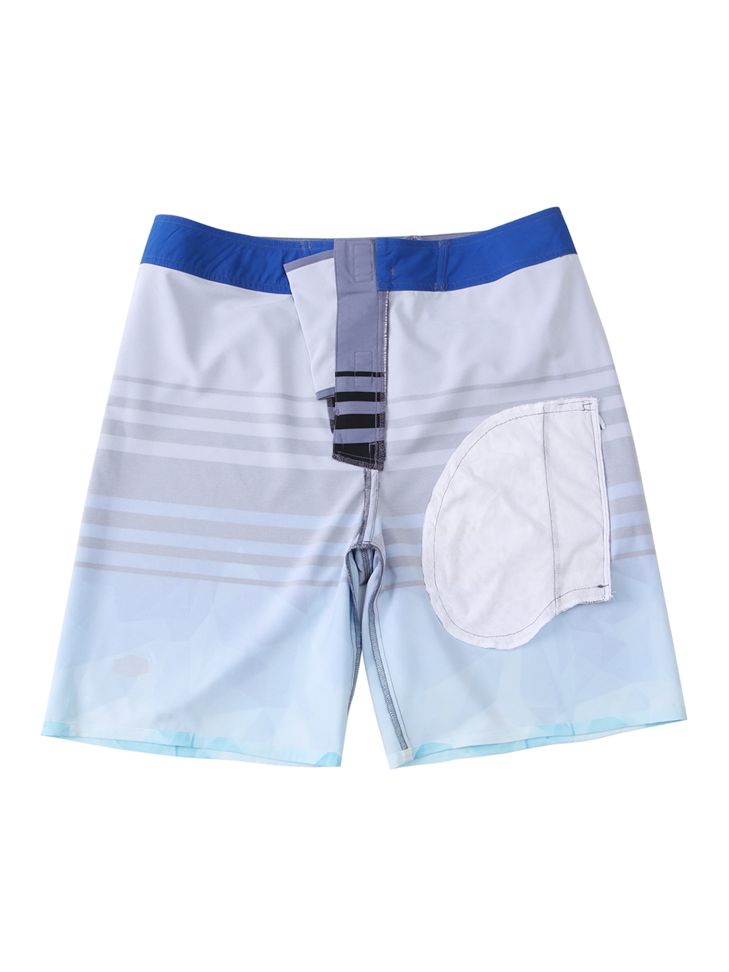 Rokka&Rolla Men's 9" NO Mesh Liner Board Shorts Quick Dry Swim Trunks, up to Size 2XL