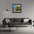 thumbnail image 3 of Stephen Chambers 20x20 Black Modern Wood Framed Wall Art Titled - Air Jordan 25, 3 of 6