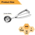 thumbnail image 2 of Small Cookie Scoop Tablespoon Size # Tbsp Silver Stainless Steel Count, 2 of 8