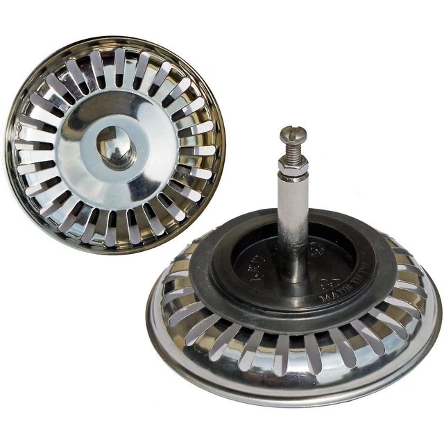 Desagüe de cesta universal de 8cm, compatible con fregadero de cocina, escurridor de fregadero, accesorios, tapa, tapón de fregadero, cesta de filtro Afortunado Sencillez