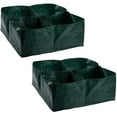thumbnail image 1 of 2pcs-cama de tela de maceta verde oscuro Vhermosa HMXY024-2, 1 of 1