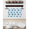 thumbnail image 3 of Blue Coastal Turtle Kitchen Dish Towels for Drying Dishes Set of 3, Ocean Beach Nautical Marine Life Waffle Weave Microfiber Hand Tea Bathroom Towels Quick Dry & Absorbent Towel 15.7x23.6, 3 of 7