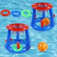 thumbnail image 1 of Juego De Virola De Lanzamiento De Anillo Inflable Juego de virola de lanzamiento de anillo inflable para piscina, juguetes flotantes para piscina, 1 of 8