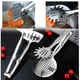 thumbnail image 5 of Kearding Pinzas de cocina de acero inoxidable, 2 uds., Clip para barbacoa, ensalada, pan, cocina, pinzas para servir comida, restaurante, carpeta de Cocina y Comedor 1# Kearding HA004085-01, 5 of 6