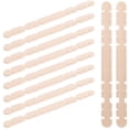 thumbnail image 4 of 100pcs Wooden Popsicles Sticks Ice Cream Making Sticks Round Popsicles DIY Sticks, 4 of 8