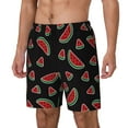 thumbnail image 2 of Balery Watermelon Mens Swim Trunks Swim Shorts for Men Quick Dry Inseam Beach Shorts with Compression Liner Pocket-X-Large, 2 of 9