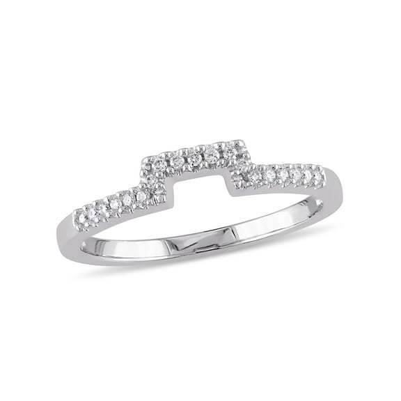 Everly Women's Diamond 14k White Gold Wedding Ring