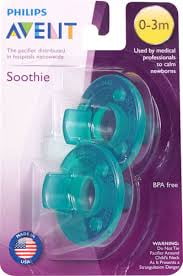 Months Philips Avent Soothie Pacifier BPA Free Orthodontic Baby Soother 0 to 3 