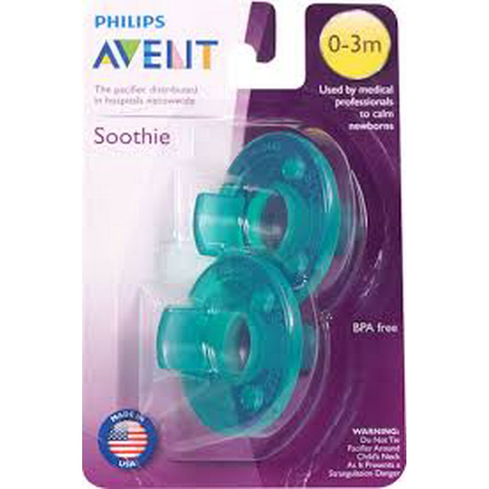 Philips Avent Soothie Pacifier, 0-3 months - 2 each - Walmart.com