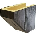 thumbnail image 6 of Ekena Millwork 4"H x 4"D x 72"W Pecky Cypress Faux Wood Fireplace Mantel Kit w/ Ashford Corbels, Burnished Mahogany, 6 of 10