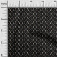 thumbnail image 1 of oneOone Cotton Silk Black Fabric Feather Feather Quilting Supplies Print Sewing Fabric By The Yard 42 -Inch Wide, 1 of 1