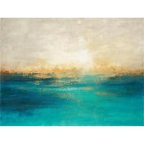Giant Art 72x54 Coastline II Fine Art Giant Canvas Print in Pink