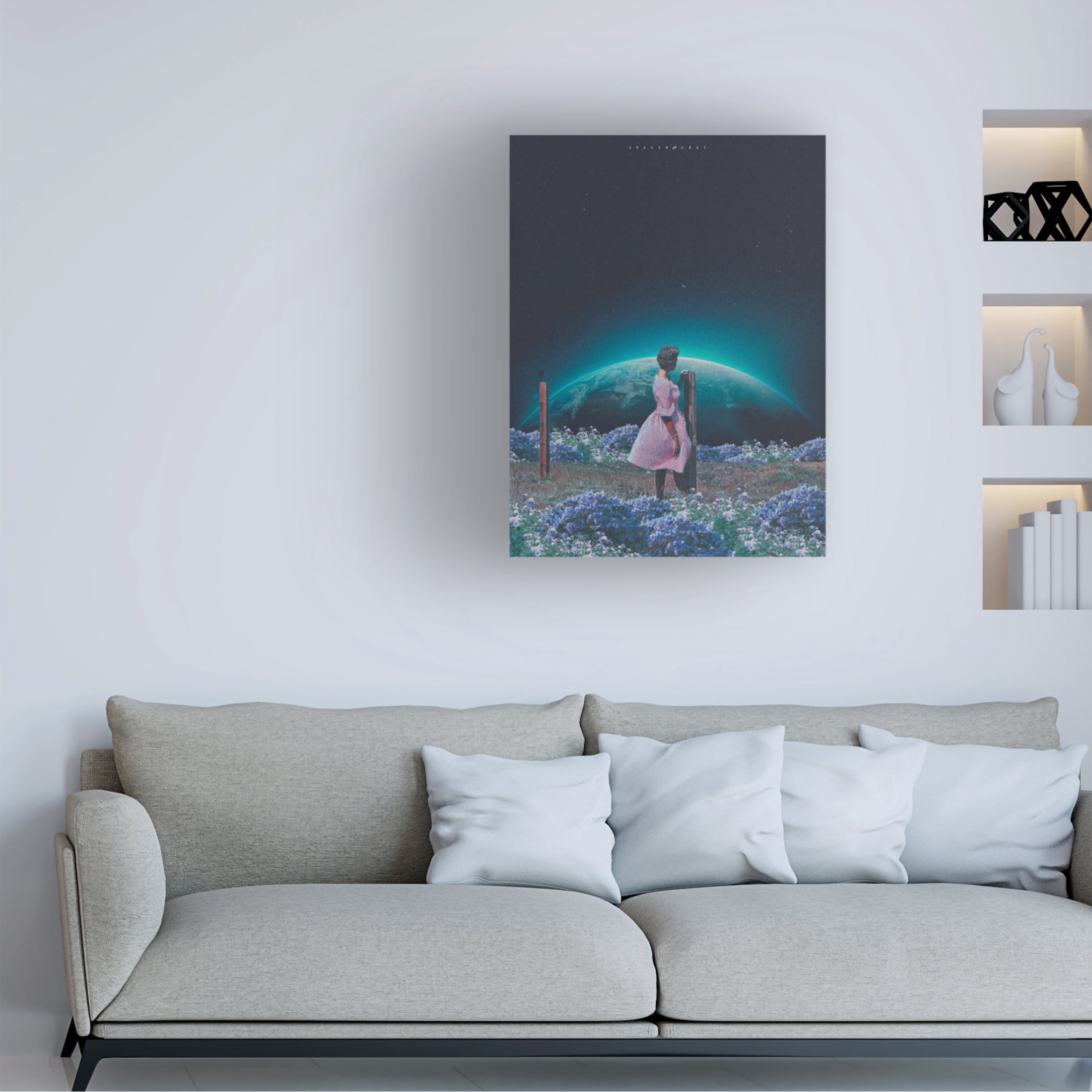 Trademark Fine Art spacerocket art 204 Canvas Wall Art