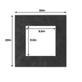 thumbnail image 3 of Ash Suede Acid Free 20x20 Picture Frame Mats with White Core Bevel Cut for 10x10 Pictures - Fits, 3 of 3