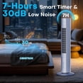 thumbnail image 3 of AEROZY Portable Evaporative Air Cooler, 4 Modes, 140° Oscillation, Large Water Tank, 3 of 10