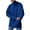 Blue, variant on Women's Turtleneck Long Sleeve Sweater Solid Color Sweater Top Oversized Sweaters Fuzzy Chunky Warm Pullover Sweater Orange M