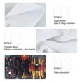 thumbnail image 2 of Yayeee Kitchen Hanging Hand Towels Set of 2 with Loop Bathroom Absorbent Tie Towel, Brown Abstract Eagle, 2 of 7