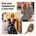 thumbnail image 2 of Leather Purse Straps [2Pcs] - 51.2 Inch Adjustable Straps Replacement for Handbags Use for Purse & Crossbody Bag & Handbag - [Khaki & Gold], 2 of 6