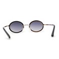 thumbnail image 4 of Pimp Rhinestone Frame Oval Rimless Metal Rim Sunglasses Gold Smoke, 4 of 4