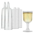 thumbnail image 1 of Verre à Vin en Plastique Transparent Recyclable - Gobelet Incassable - Gobelets Jetables et Réutilisables pour Champagne, Dessert 20 Pcs, 1 of 5