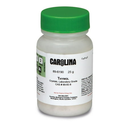 Thymol, Laboratory Grade, 25 Grams