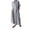 Black, variant on Women's Cotton Striped Shirt Dress Button Up Short Sleeve Midi Long Shift Dress with Pockets