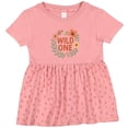 thumbnail image 3 of Inktastic Wild One Floral First Birthday Girls Baby Dress, 3 of 5