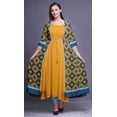thumbnail image 2 of Bimba Printed Anarkali DressForWomen Long Flared Kurti Chic Style Ethnic Kurta, 2 of 6