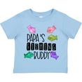 thumbnail image 3 of Inktastic Papa's Fishing Buddy with Colorful Fish Boys or Girls Toddler T-Shirt, 3 of 5