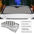 thumbnail image 3 of Yiaed Houndstooth Black And White Print Car Windshield Sunshade Front Auto Car Front Window Sun Shade Foldable Sun Visor Shield Cover Auto Accessories for Sedan SUV Truck-Medium, 3 of 5