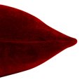 thumbnail image 2 of Home Dcor Throw Pillow Solid Red Decorative Velvet Cushion Cover - Choose Size, 2 of 4