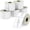 06-rolls (2400 Labels), variant on VINGVO - Compatible DYMO 30324 (2-1/8" x 2-3/4") Multipurpose Labels, Perforated, Compatible with DYMO Labelwriter 450, 4XL, NOT Fit 550 & 5XL [6 Rolls/2400 Labels]
