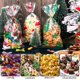 thumbnail image 5 of 100 bolsas de dulces de Navidad, bolsas de galletas, bolsas de celofán de Navidad, bolsas de celofán transparente para dulces, bolsa de regalo con lazos giratorios para (muñeco de nieve), 5 of 5
