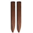 thumbnail image 1 of 2pcs Antiseptic Wood Log Lawn Grass Edging Garden Flower Bed Border Fence Decor, 1 of 3