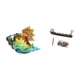 thumbnail image 5 of figura de caracola,Figura de caracola de vidrio soplado a mano,adorno marino,Porta incienso,Figura de escritorio con quemador de incienso de barco con calavera,Estatua de barco con calavera, 5 of 8