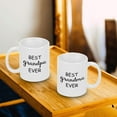 thumbnail image 2 of Maustic Best Grandma and Grandpa Ever Coffee Mugs Grandparents Mug Set from Grandkids Grandchildren Anniversary Birthday Gift for Grandparents Father's Day Mother's Day Gift for Grandparents, 2 of 8