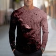 thumbnail image 1 of Blusas y camisas de manga larga con cuello redondo, moda casual para hombre, estampado deportivo, blusas de manga larga con cuello redondo, camisas para hombre, blusa de poliéster, 1 of 5