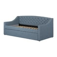 thumbnail image 3 of South Shore Tiara Upholstered Daybed With Trundle, Blue, 3 of 14