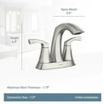thumbnail image 2 of Moen 84506 Lindor Two-Handle High Arc Bathroom Faucet, Chrome, 2 of 2