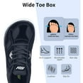 thumbnail image 3 of AOV GREEN LEAF Wide Toe Box Shoes Women Arch Support Walking Shoes for Plantar Fasciitis Orthotic Tennis Sneakers US 6-11, 3 of 8