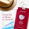 thumbnail image 7 of Connoisseurs Silver Jewelry Polishing Cloth Cleans and Polishes All Silver Jewelry, 7 of 7