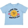 thumbnail image 3 of Inktastic I Love You a Waffle Lot with Cute Happy Waffle Boys or Girls Toddler T-Shirt, 3 of 5