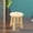 Yellow, variant on Home Essentials Dwarf Stool Solid Wood Small Stool Oaken Small Round Stool Solid Wood Stool Small Square Stool Household Laundry Stool Shoe Changing Stool Chair Home