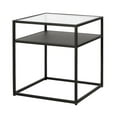 thumbnail image 5 of Home Square 20" Metal and Glass Side Table in Black Bronze - Set of 2, 5 of 9