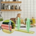 thumbnail image 4 of Chopstick Organizer Storage Rack | Rinseable Plastic Cutlery Holder with Drainage Tray, Humidity Protected, Easy to Clean, 11.81"x6.29"x3.14", Green, Multi-Functional Kitchen Utensil St, 4 of 6